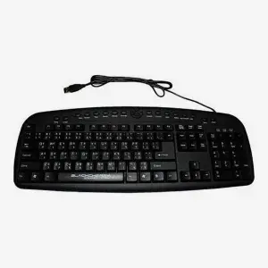 Multimedia Wired USB 107 Keys Keyboard