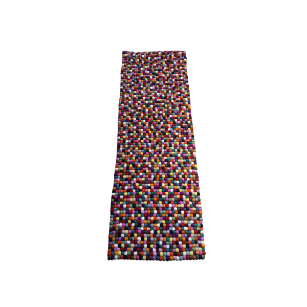 Multy Color Hand felted Rug - 60x180 cm (1.97x5.91 Ft) - Brand New, Rectangle Shape - Image 2