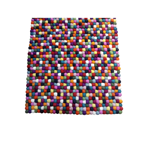 Multy Color Hand felted Rug - 60x180 cm (1.97x5.91 Ft) - Brand New, Rectangle Shape - Image 4