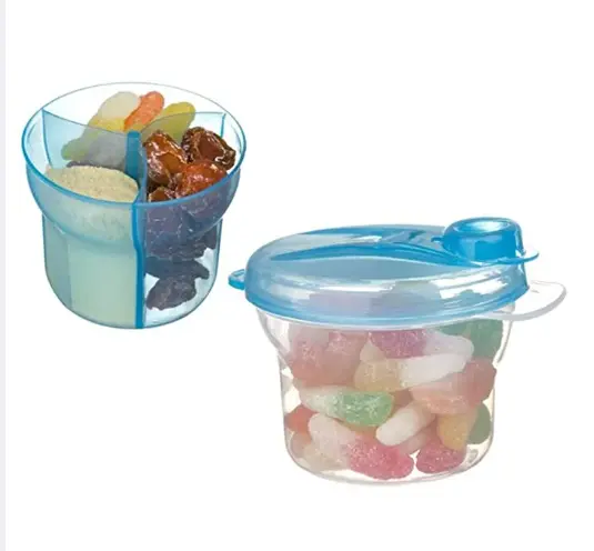 Mumlove Rotational Three Grid Airtight Portable Milk Powder Storage Container A1047