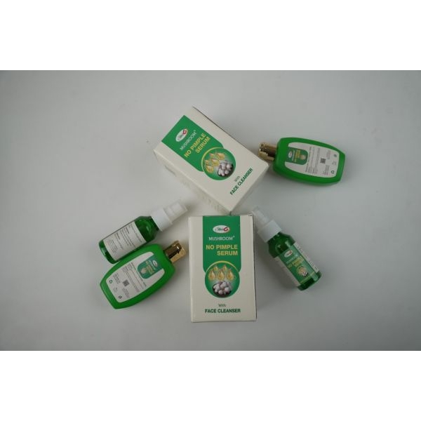 Mushroom No Pimple Serum 150 ml with face cleanser 1.5 month pack - Image 2