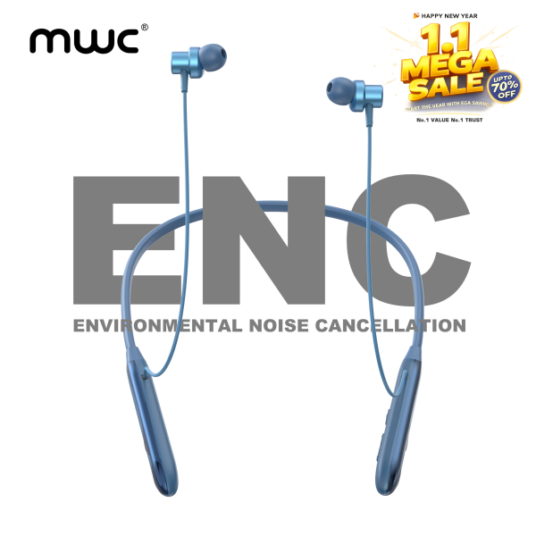 MWC BT BOOM 2 | ENC | Bluetooth 5.3 Neckband | Stereo Sound | 10mm Driver | Touch Control | 23 Hours Playtime | Magnetic on/off Function | Best Sound Quality Guaranteed - Image 6