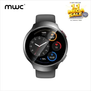 MWC CALLISTO Watch Pro 2 | GPS | Ai | BT 5.3 | 1.43" Super Smooth HD AMOLED Display | Premium Quality | 5ATM Water Resistant | Magnetic Fast Charging | Zinc Allow Frame | Bluetooth Calling | 5 to 7 Days Backup | 100+ Sports Mode | Black