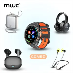 MWC COMBO: AetherOne Watch Pro + PowerPulse MS10K Power Bank + ASVA Pro Earbud + Firo MH01B Headphone + MBN03 Neckband