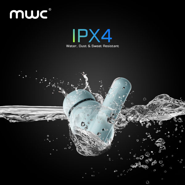 MWC COOLPODS Pro | ANC & ENC (4 mics) | Premium Quality | 40 Hours Playtime | 13mm Driver | 50ms Low Latency | IPX4 Water Resistant | Bluetooth 5.4 - Image 4