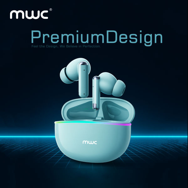 MWC COOLPODS Pro | ANC & ENC (4 mics) | Premium Quality | 40 Hours Playtime | 13mm Driver | 50ms Low Latency | IPX4 Water Resistant | Bluetooth 5.4 - Image 3
