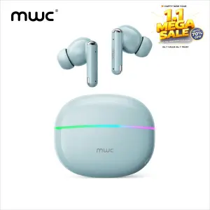 MWC COOLPODS Pro | ANC & ENC (4 mics) | Premium Quality | 40 Hours Playtime | 13mm Driver | 50ms Low Latency | IPX4 Water Resistant | Bluetooth 5.4