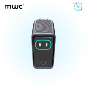MWC MGF100 Pro | 100W 3-Port Smart AI Premium Charger | GaN Charger with AI Display & Touch Control | Upto 100W Single-Port Charging | 12 Layers of Safety Protection | Supported for Macbook