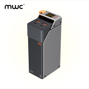 MWC PowerPulse MP30K I 65W Ultra-Fast Charging I 30000mAh Li-Polymer Battery I Eight-Fold Multi Layer Security I Digital Display I Mini Size I Supported for Laptop