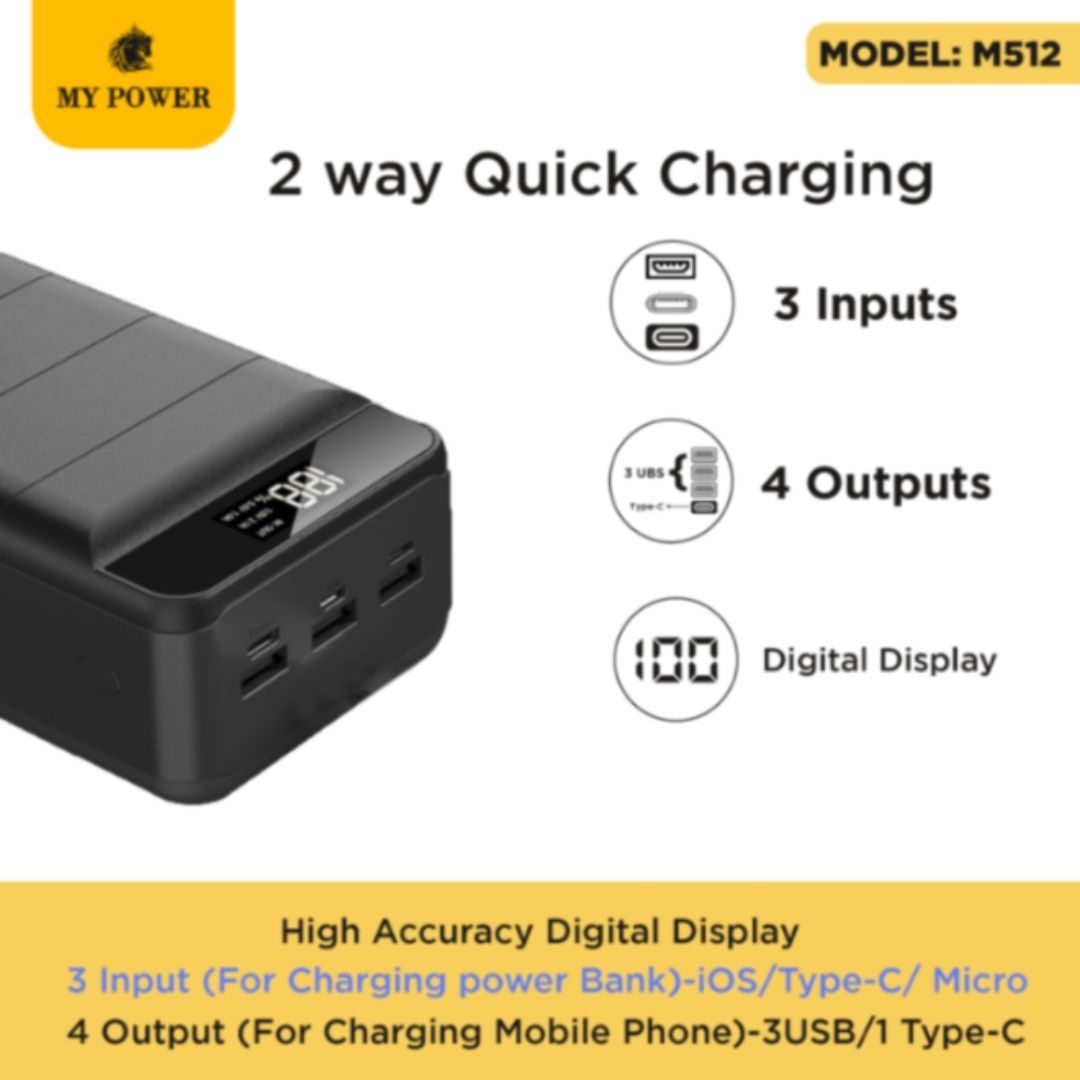 My Power M512 50000mAh Powerbank - Image 2