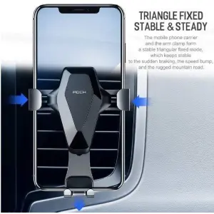 Nafumi J06 Bracket Car Holder Gravity Air Outlet Dashboard Mount Clip Stand
