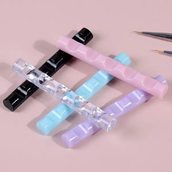 Nail Art Brush Holder Simple Pen Brush Stand Holder Manicure Tool for Nail Technicians - Image 2