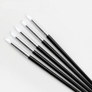 Nail Art Silicon Pen for Nail Technicians Nail Design Manicure Tool Pedicure Tool Set Beauty Accessories 5pcs Set