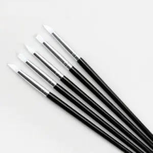 Nail Art Silicon Pen for Nail Technicians Nail Design Manicure Tool Pedicure Tool Set Beauty Accessories 5pcs Set