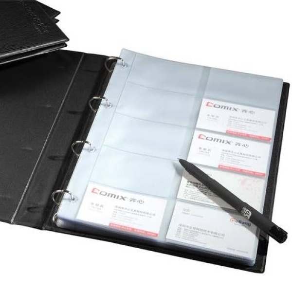 Name Card Holder/ Comix A1613 Visiting Card Holder A4 Sized, High End 600 Card Capacity Business card Holder - Image 3