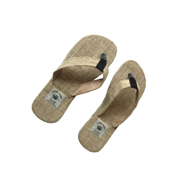 Natural Hemp Slipper For Unisex - Image 3
