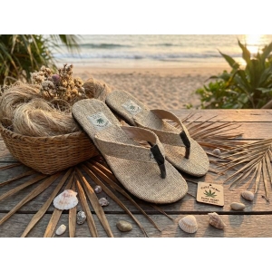 Natural Hemp Slipper For Unisex