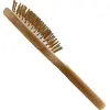 Naturals Bamboo Hair Brush Flat Round Hair Brush
