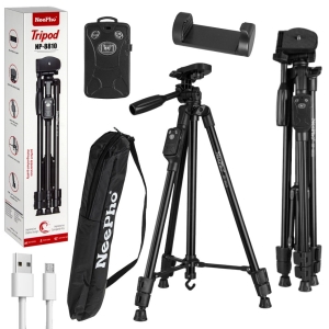 NeePho Camera Tripod High Grade Aluminum Frame with Remote (NP-8810)