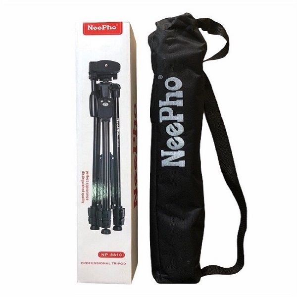 NeePho Camera Tripod High Grade Aluminum Frame with Remote (NP-8810) - Image 2