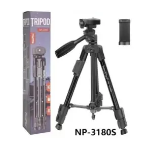 Neepho NP-3180S Professional Heavy Duty Aluminum Alloy Video Stand Tripod Trepied For DSLR, Camera, Mobile, Handy Cam