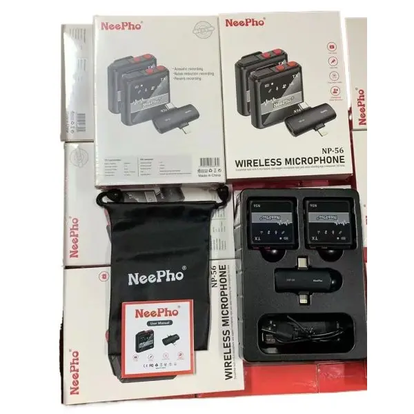 NeePho NP-56 3in1 Wireless Dual Microphone - Image 2
