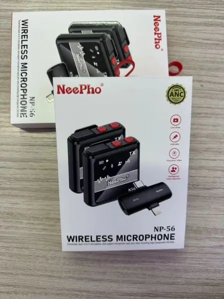 NeePho NP-56 3in1 Wireless Dual Microphone