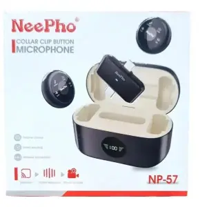 NEEPHO NP-57 / NP-58 Wireless Microphone With Magnetic Clip For Iphn And Type C Port