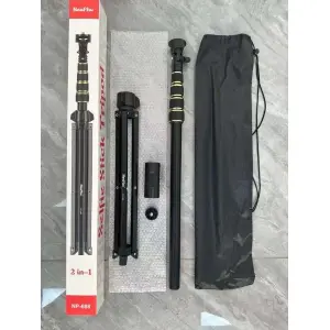 NeePho NP-688 2 in1 portable live streaming Monopod Tripod Extendable and Selfie Stick For Camera