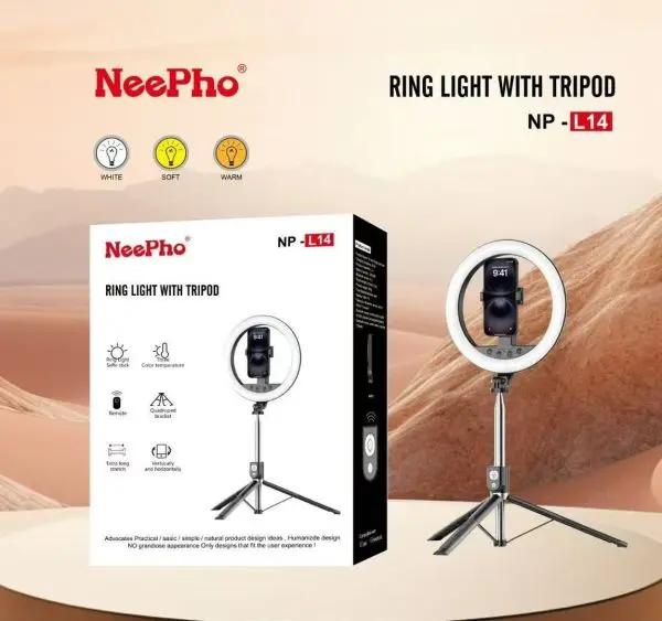 NEEPHO NP- L14 / L15/ L20 Ring Light With Tripod