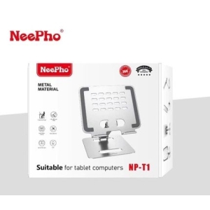 Neepho NP-T1 Tab IPad/Laptop Stand Metal Material Rotary Support Foldable Design Wide Compatibility Ergonomic Triangle