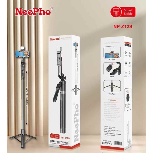 Neepho  NP-Z12/ Z12S  Stable Adjustable Multifunctional Tripod - Image 3