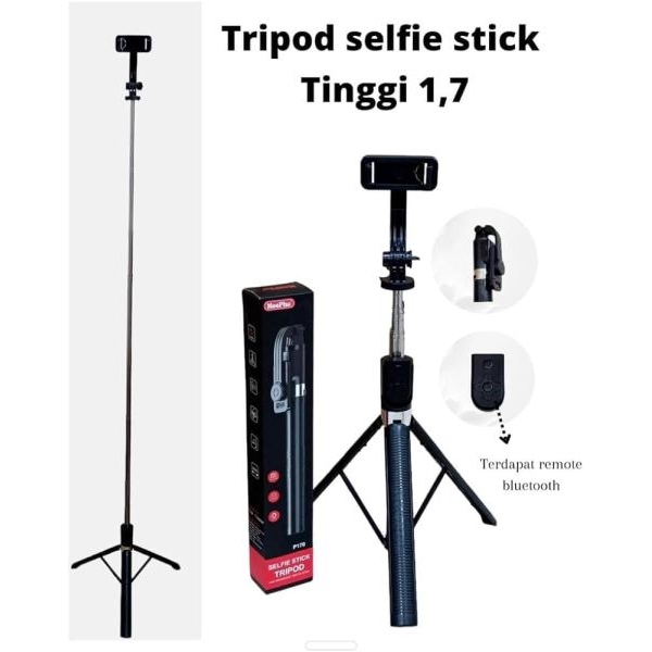 Neepho Selfie Stick Tripod For Phone/Dslr Camera With Mobile Holder P170 - Image 2