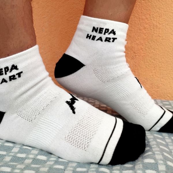 Nepa Heart Unisex 1 Pair Ankle Socks- PROUDLY MADE-IN-NEPAL - Fashion | Socks For Men And Women | Socks | - Image 2