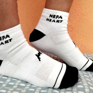 Nepa Heart Unisex 1 Pair Ankle Socks- PROUDLY MADE-IN-NEPAL - Fashion | Socks For Men And Women | Socks |
