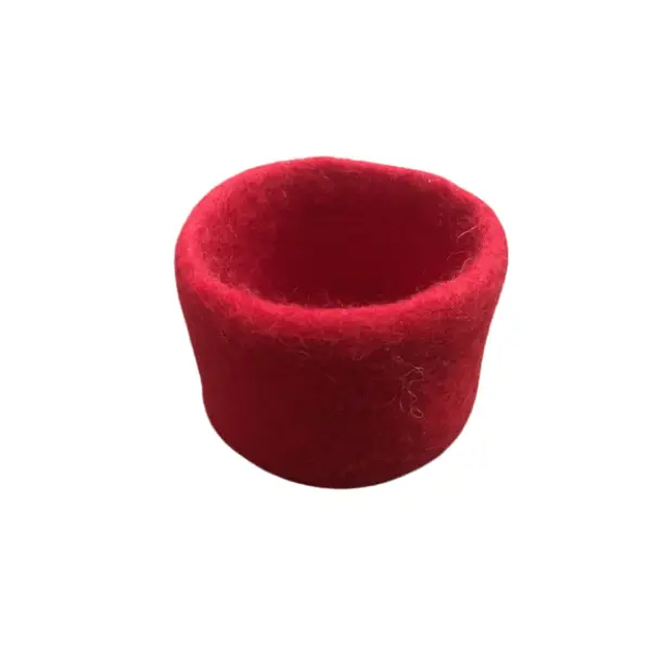 Nepalese Handcrafted Felt Bowl – Perfect for Jewelry, Keys & Coins - Image 4