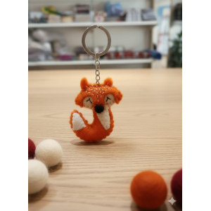 Nepali Felt Keychain/Key Rings - Unique, Eco-friendly, and Handcrafted