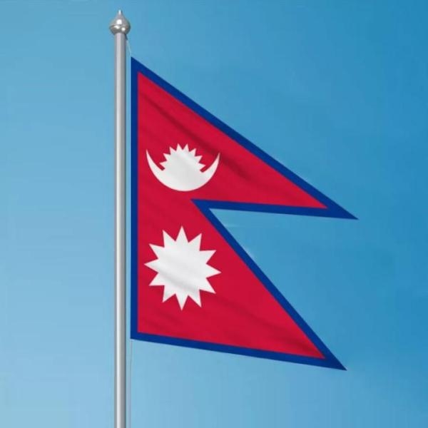 Nepali National Flag 3 feet /36 Inch National Flag of Nepal - Image 2
