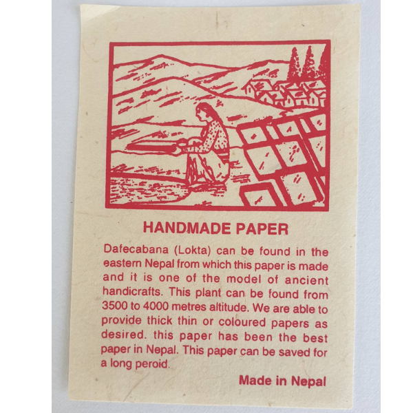 Nepali Paper/ Lokta (Dafecabana) Note Book - Image 4