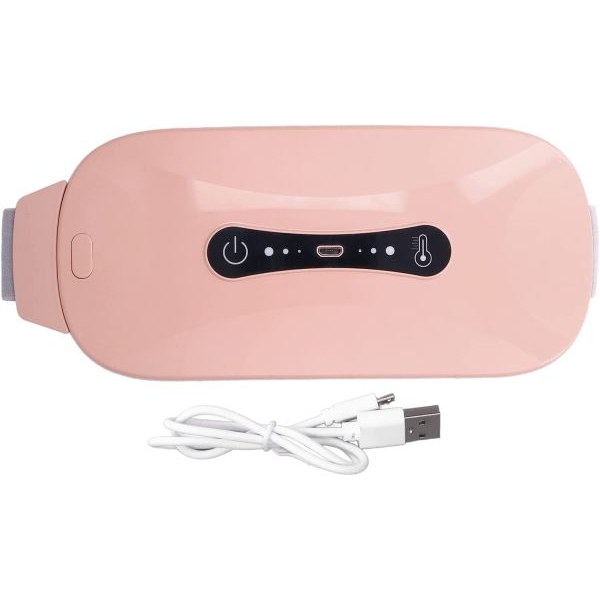 NepLiving Warm Palace Belt Menstrual Hot Compress USB 3 Level Vibration EMS Belly Heating Belt - Image 2