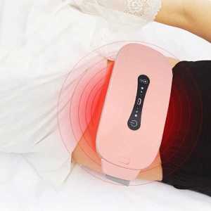 NepLiving Warm Palace Belt Menstrual Hot Compress USB 3 Level Vibration EMS Belly Heating Belt