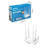 Netis Router W4 300Mbps Wireless Router | 4 High-Gain Antennas | 4-in-1 Range Extender & Access Point