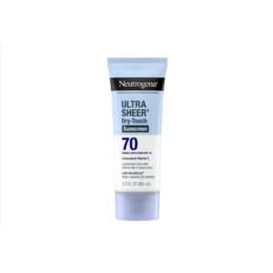 Neutrogen.a Ultra Sheer SPF 70 Face & Body Sunscreen, Water-Resistant Sunblock, 3 fl oz