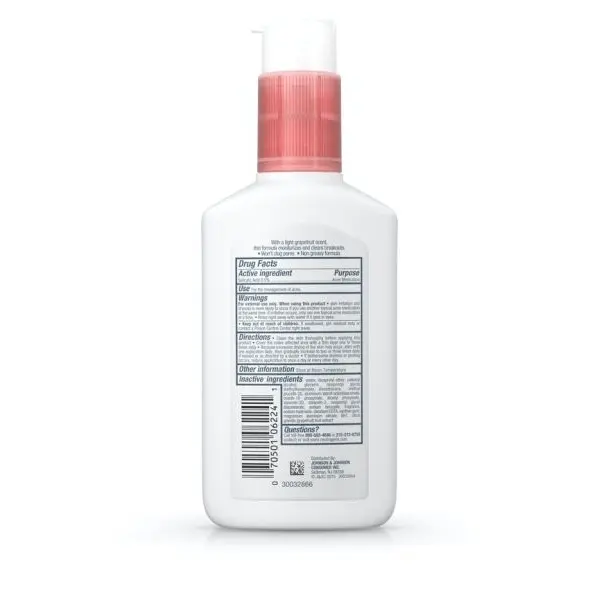Neutrogena Oil-Free Pink Grapefruit clears breakouts lightweight Moisture Salicylic Acid acne treatment 118ml By Genuine Collection - Image 3