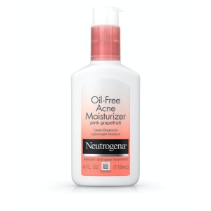 Neutrogena Oil-Free Pink Grapefruit clears breakouts lightweight Moisture Salicylic Acid acne treatment 118ml By Genuine Collection