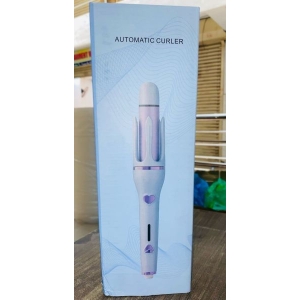 New 2 In 1 Automatic Hair Curler Straightener Negative Iron Electric Ceramic heat (Color May Vary )