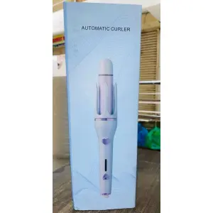 New 2 In 1 Automatic Hair Curler Straightener Negative Iron Electric Ceramic heat (Color May Vary )