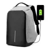 New Anti Theft Grey Fashion Laptop Backpack With Headphone USB