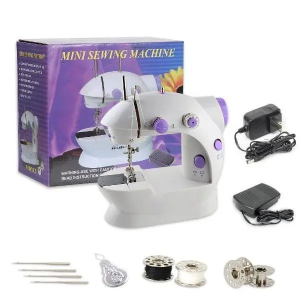 New Compact Portable Sewing Machine with Foot Pedal and Full Accessories Set - Image 2