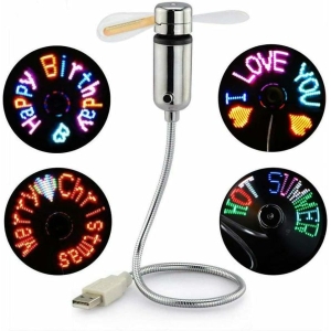 New Creative USB Fan RGB Light Fan Flexible Gooseneck for PC Laptop Powerbank